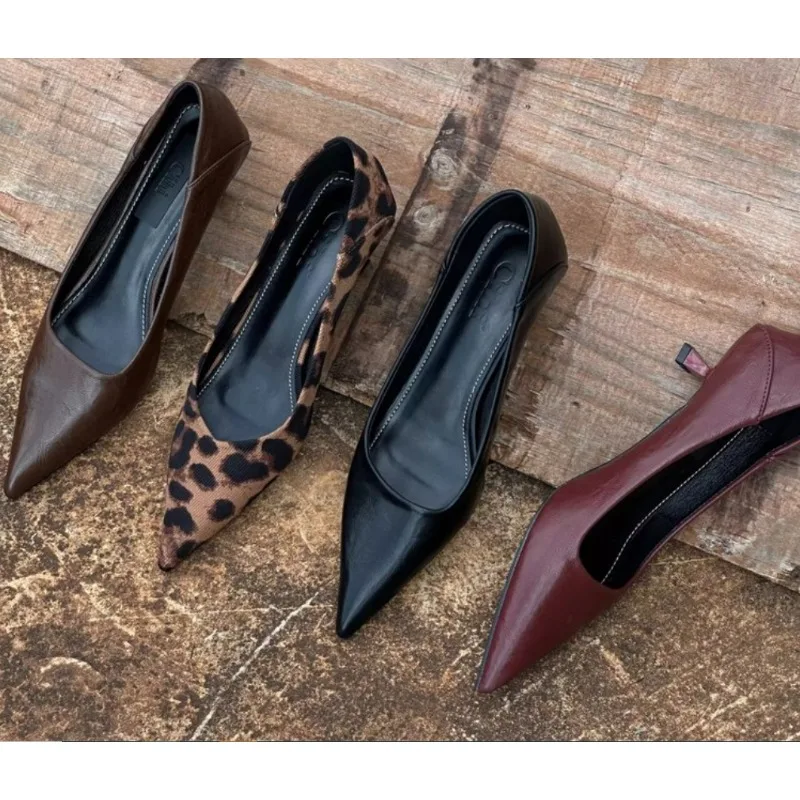 Women Shoes Size - 2024 ผู้หญิงรองเท้าส้นสูงเซ็กซี่ Burgundy Nude ปั๊ม Stripper