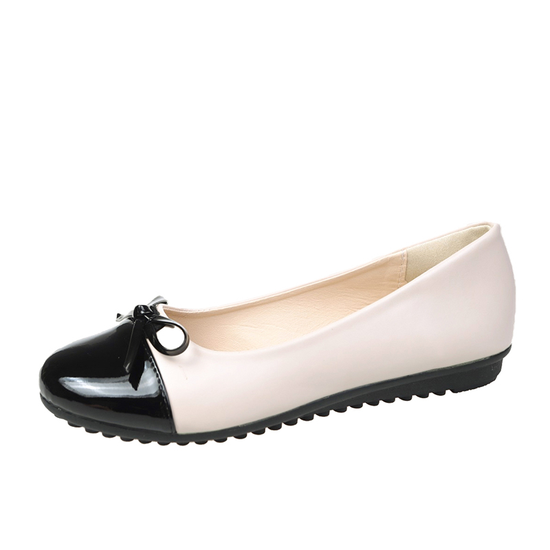 Loafer Flat Women - 2026 ใหม่แฟชั่นรองเท้าบัลเลริน่าผู้หญิงรองเท้าส้นเตี้ยแบบสบายไม่ลื่นรองเท้าหนังรองเท้าส้นเตี้ยโบว์โบว์ สง่างามรองเท้าผู้หญิง 35-43