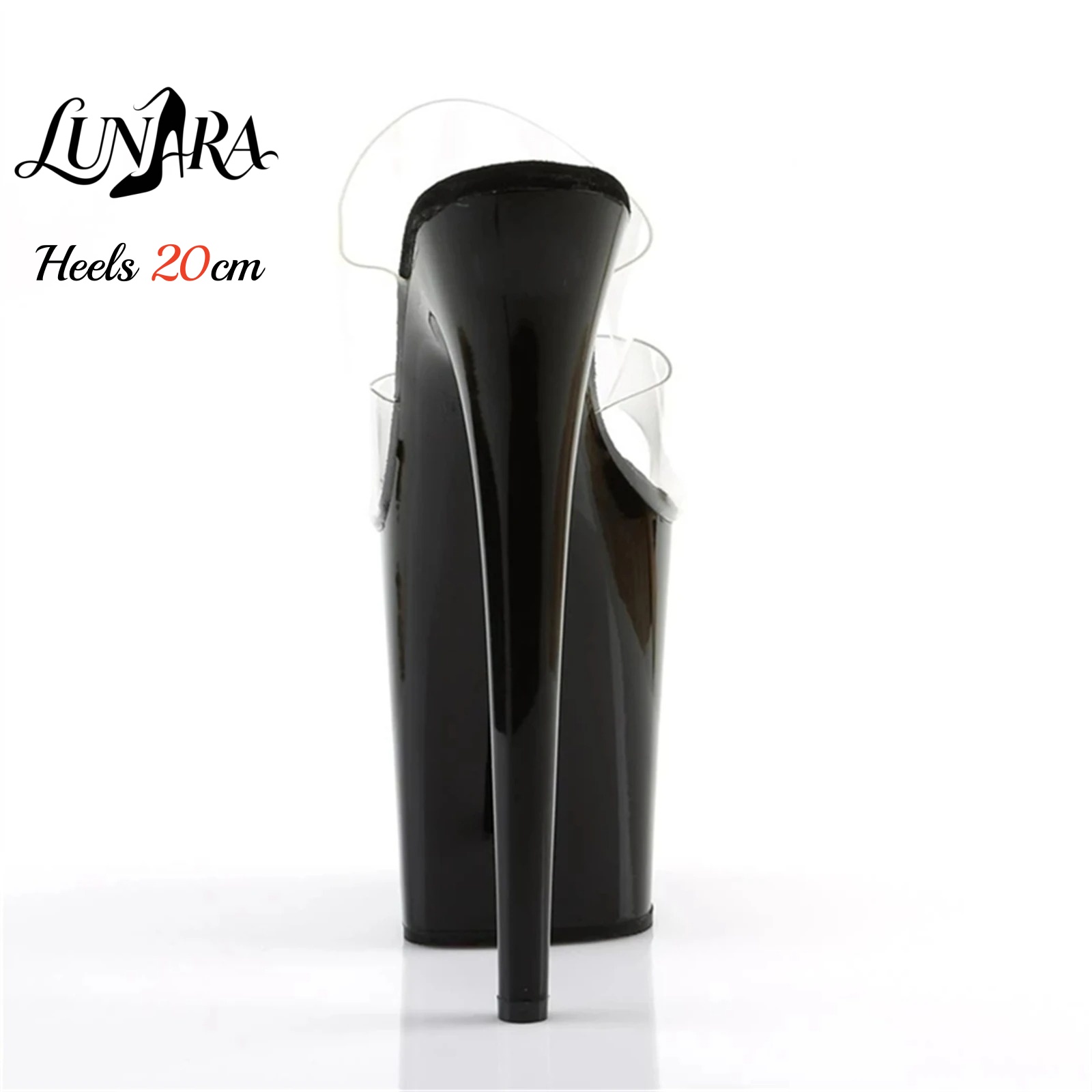 รองเท้าส้นสูงแบบสไลด์พลาสติกใส - Strappy Heeled Sandals บทวิจารณ์และราคา