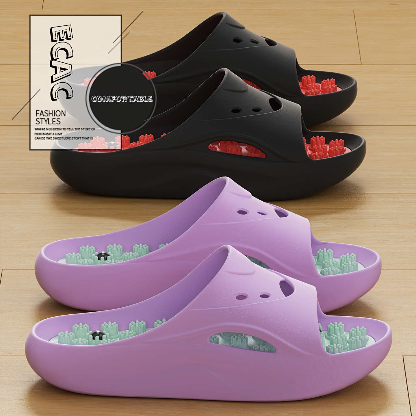 รองเท้าแตะนวด EVA สำหรับผู้หญิ - Women'S Shoes To Men'S Size บทวิจารณ์และราคา
