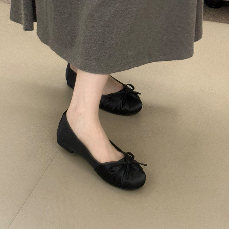 รองเท้าส้นเตี้ยแบบสวมสไตล์หวาน - Women Shoes Size บทวิจารณ์และราคา