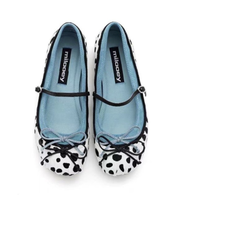 รองเท้าบัลเล่ต์ทรงกลมพื้นเรียบ - Women Shoes Size บทวิจารณ์และราคา