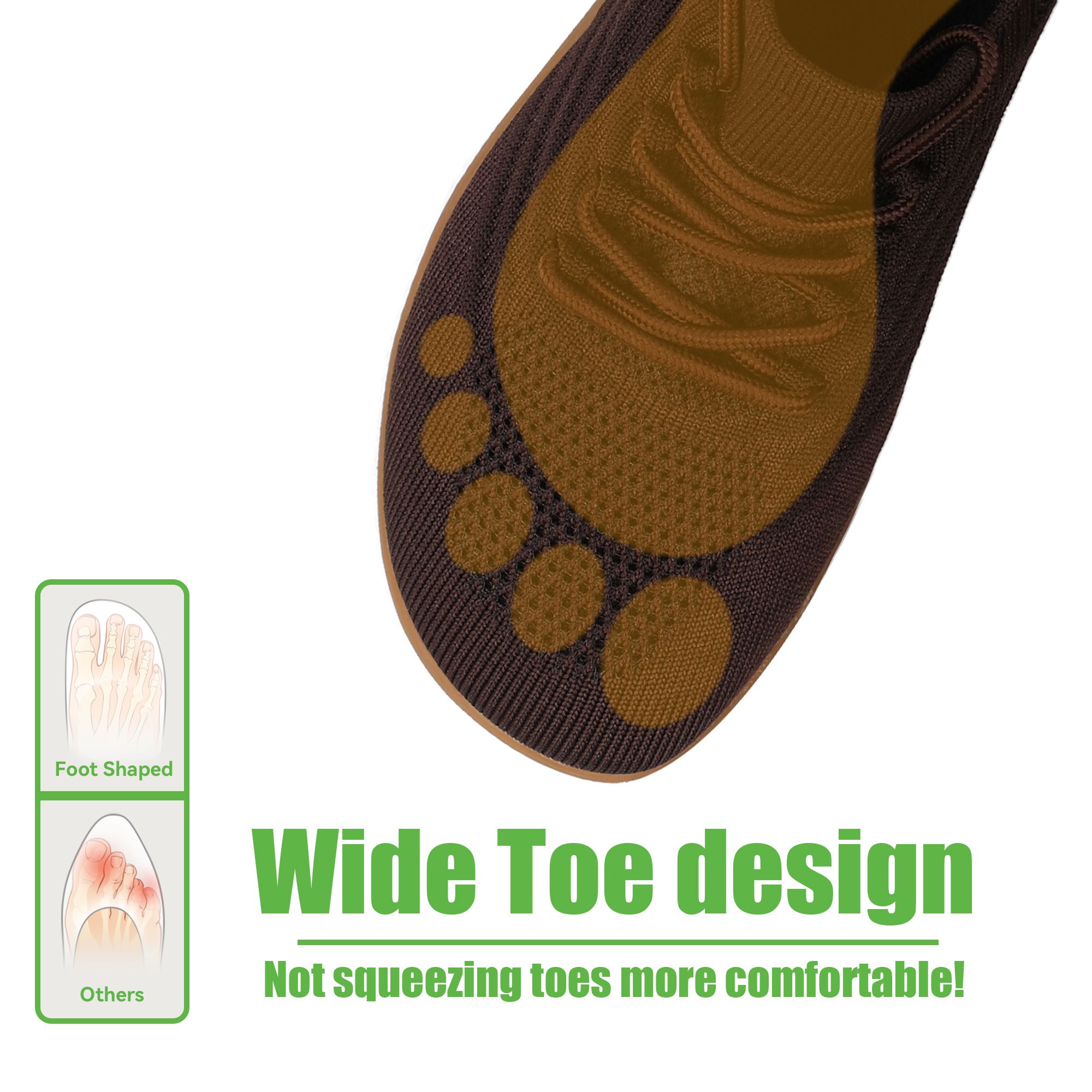 รองเท้าผู้หญิงทรงกว้าง หัวรองเ - Women'S Shoes With Wide Toe Box บทวิจารณ์และราคา