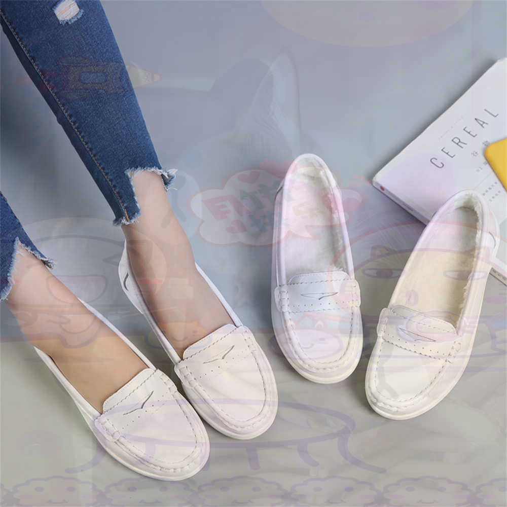 Soft SLIP-ON สตรีขนาดใหญ่รองเท - Women Shoes Types Name บทวิจารณ์และราคา