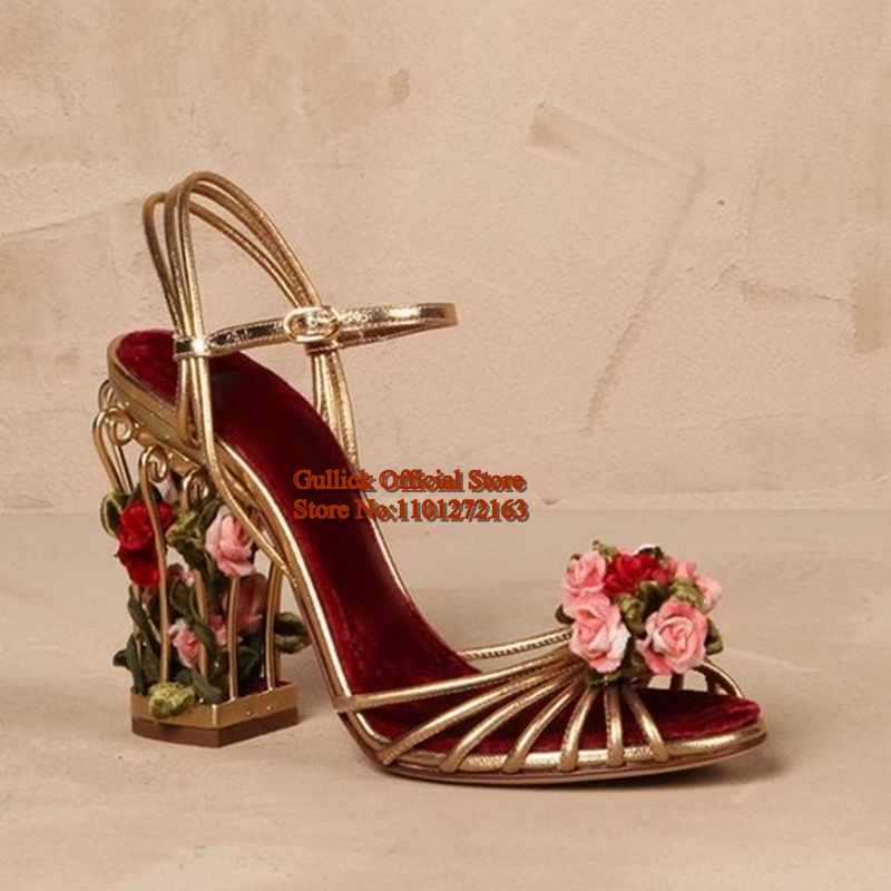 Luxury Bird Cage ผู้หญิงรองเท้ - Strappy Heeled Sandals บทวิจารณ์และราคา