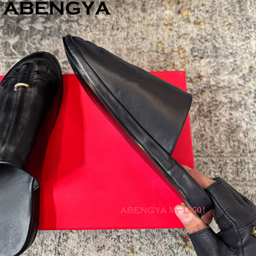 รองเท้าสลิปเปอร์แบบสวมหุ้มส้นห - Loafer Flat Women บทวิจารณ์และราคา