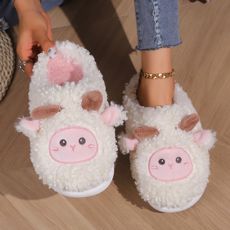 รองเท้าแตะรูปแกะน้อยน่ารักสำหร - Women'S Shoes To Men'S Size บทวิจารณ์และราคา