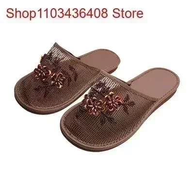 ผู้หญิงดอกไม้รองเท้าแตะ Flip F - Loafer Flat Women บทวิจารณ์และราคา